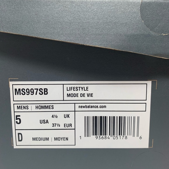 NEW BALANCE 997s Cordura STONEWARE/ GRAY/ VERDITE - Picture 5 of 5